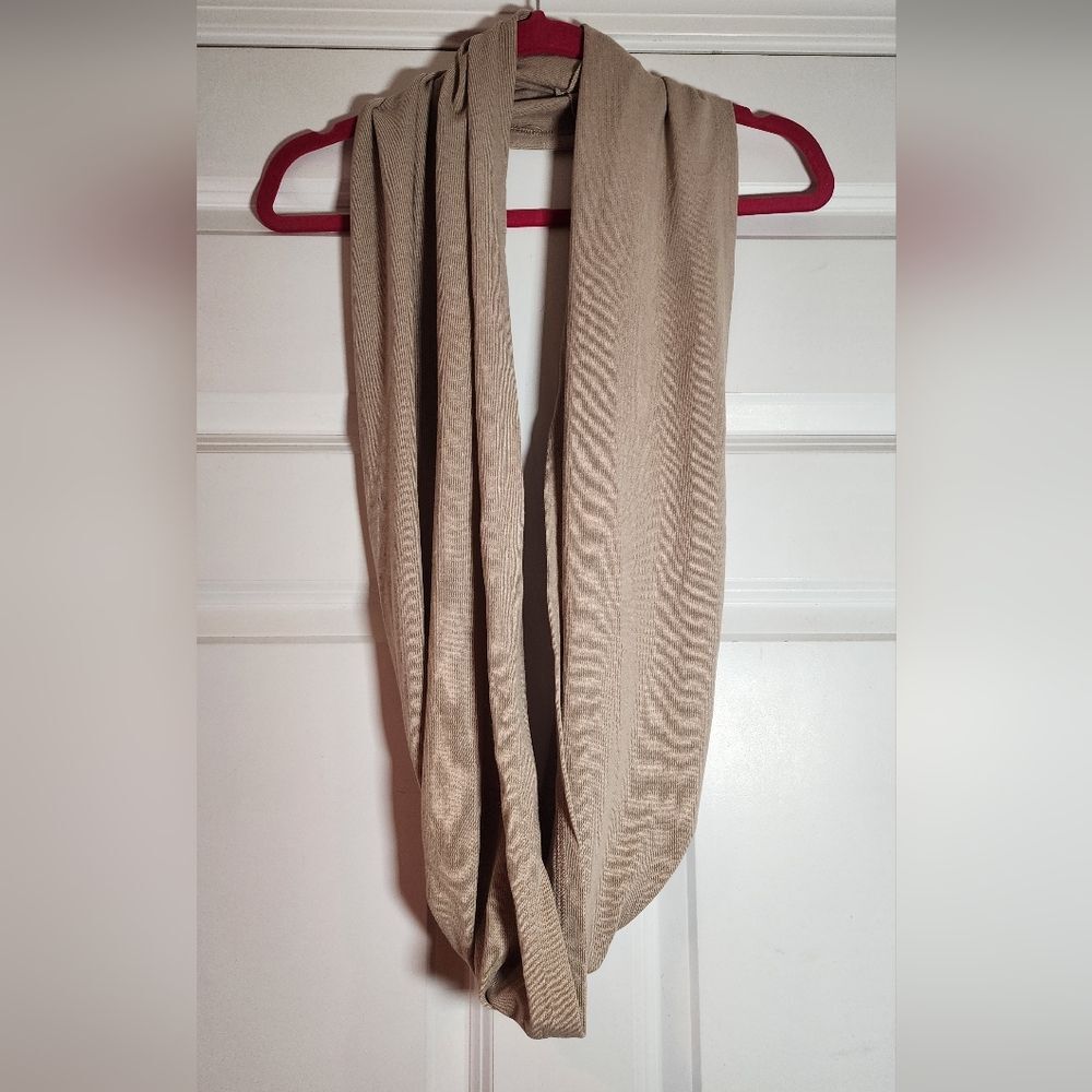 Serena Williams Tan Infinity Scarf L